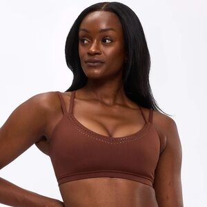Buffbunny Limitless Laser Cut Sports Bra “Mocha”